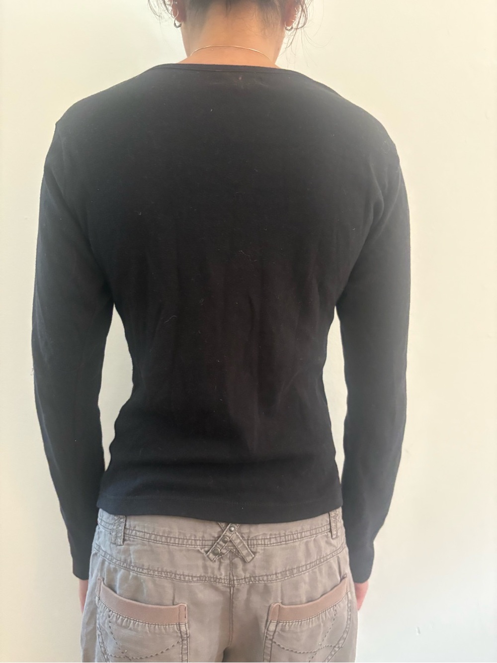 Black Supergirl Long Sleeve - Picture 3 of 4